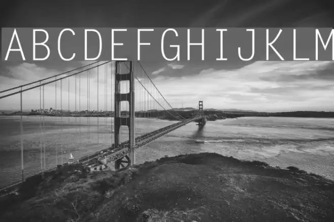 LetterGothic Font examples