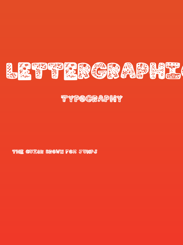 LetterGraphic Poster