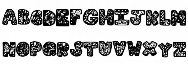 LetterGraphic फ़ॉन्ट लोअरकेस