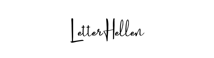 LetterHellen  لخطوط تنزيل
