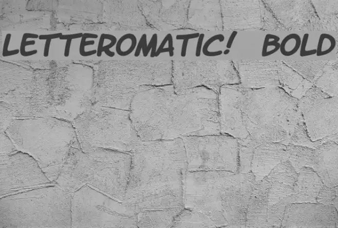 LetterOMatic!  Bold Example 2