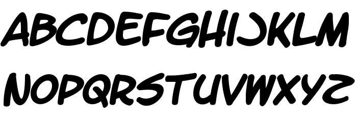 LetterOMatic! Bold Font LOWERCASE