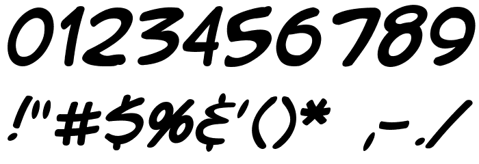 LetterOMatic! Italic Font OTHER CHARS