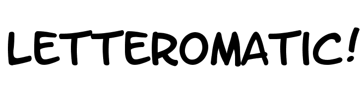 LetterOMatic! Font