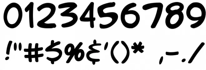 LetterOMatic! Font OTHER CHARS