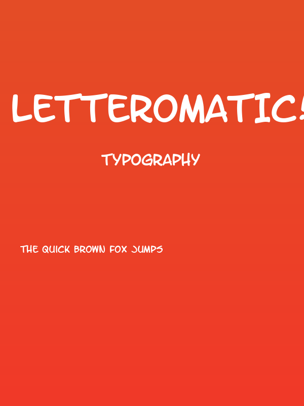 LetterOMatic! Poster