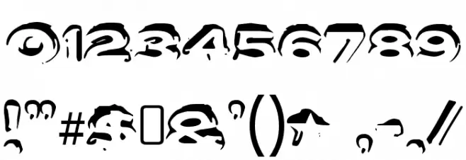 LetterSetA-Regular Font OTHER CHARS