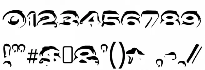LetterSetA-Regular Font OTHER CHARS