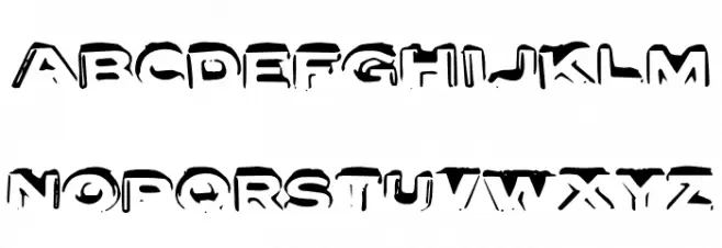 LetterSetA-Regular Schriftart Groß