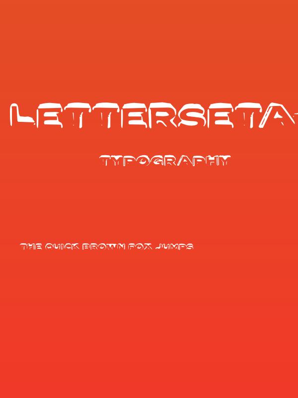 LetterSetA-Regular Poster