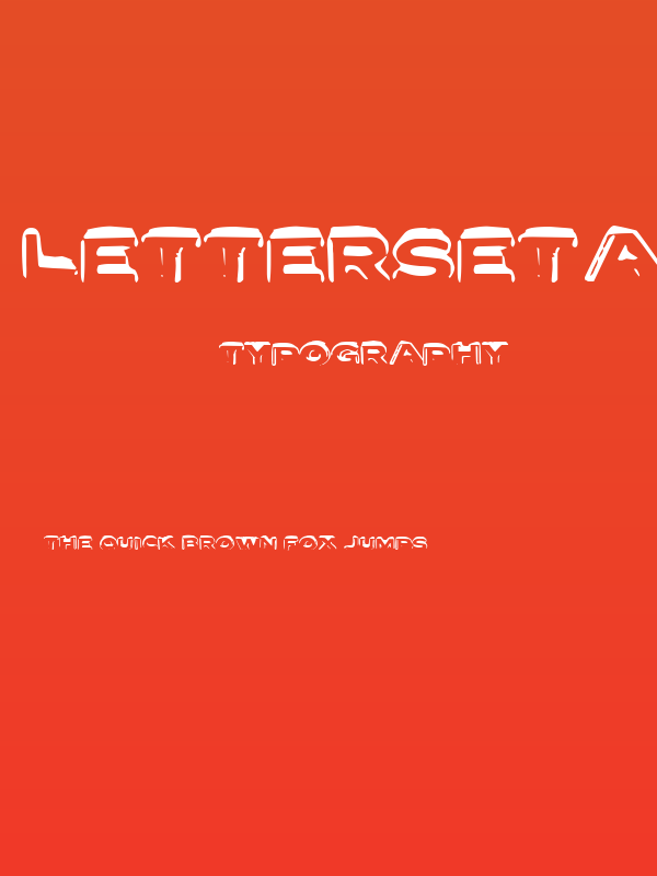 LetterSetA-Regular Poster