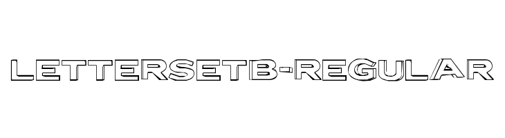 LetterSetB-Regular  لخطوط تنزيل