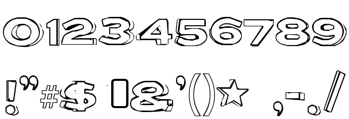 LetterSetB-Regular Font OTHER CHARS