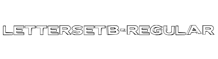 LetterSetB-Regular  Frei Schriftart Herunterladen