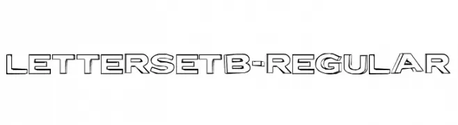 LetterSetB-Regular  Descarca Fonturi Gratis