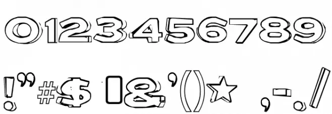 LetterSetB-Regular Font OTHER CHARS