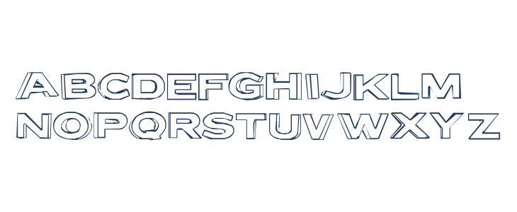 LetterSetB-Regular Lowercase