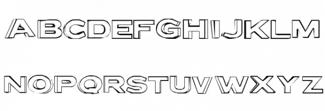 LetterSetB-Regular Шрифта строчной
