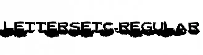 LetterSetC-Regular  Descarca Fonturi Gratis
