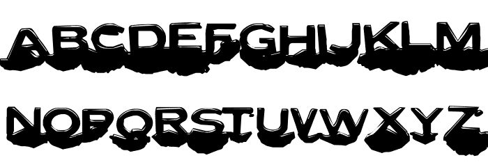 LetterSetC-Regular Font LOWERCASE