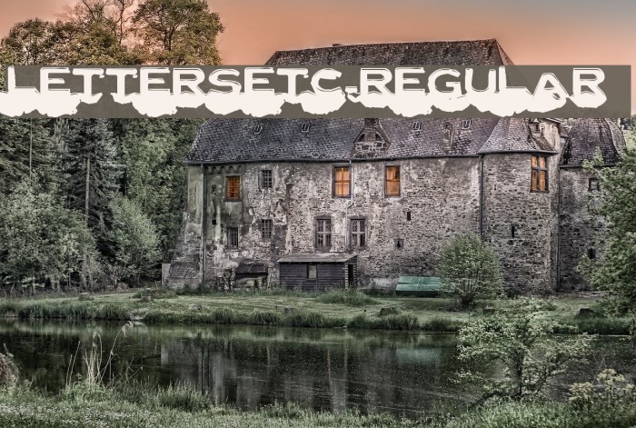 LetterSetC-Regular Font examples