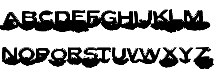 LetterSetC-Regular Font LOWERCASE