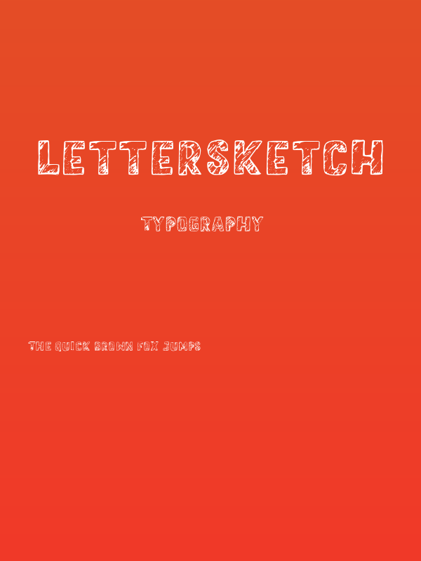 LetterSketch Poster