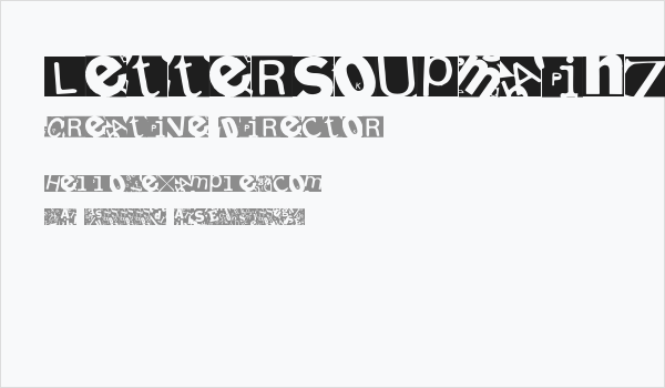 LetterSoupMainz Business Card