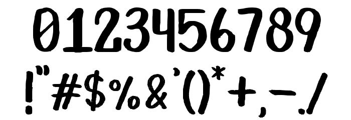 LetterStuff Font OTHER CHARS