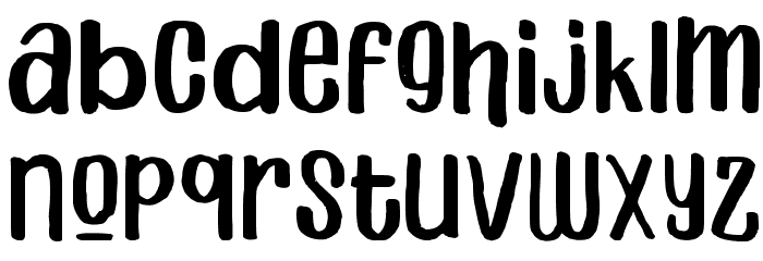 LetterStuff Font LOWERCASE