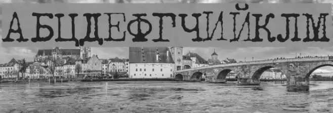 LetteraTrentadue Translit Polices examples