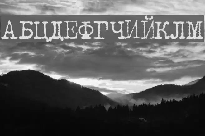 LetteraTrentadue Translit Polices examples