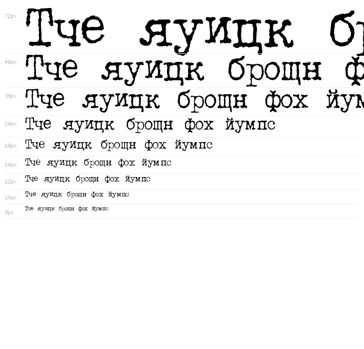 LetteraTrentadue Translit Waterfall