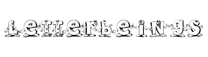 Letterbeings  フリーフォントのダウンロード