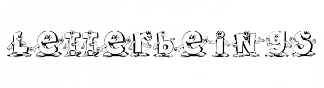 Letterbeings  नि: शुल्क फ़ॉन्ट्स डाउनलोड