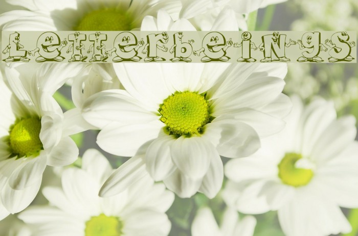 Letterbeings Font examples