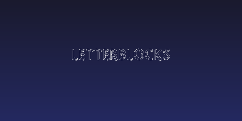 Letterblocks Social Header