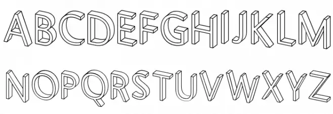 Letterblocks 字体 小写