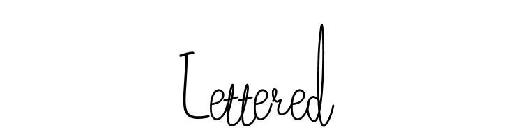 Lettered  Frei Schriftart Herunterladen