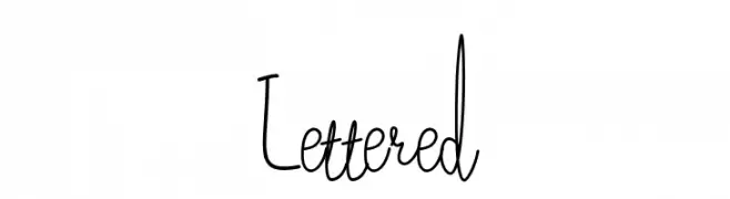 Lettered  नि: शुल्क फ़ॉन्ट्स डाउनलोड