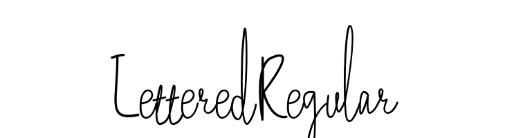 LetteredRegular  لخطوط تنزيل