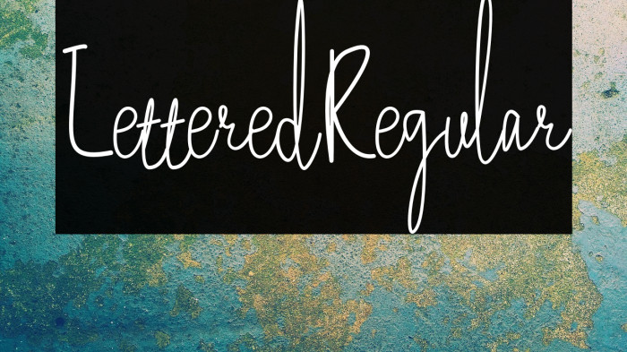 LetteredRegular Example 3