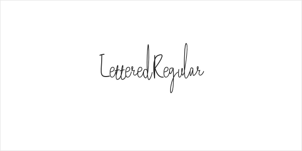 LetteredRegular Logo