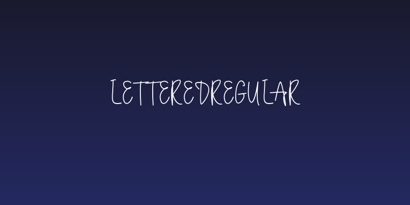 LetteredRegular Social Header