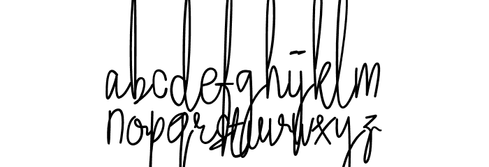 LetteredRegular Font LOWERCASE