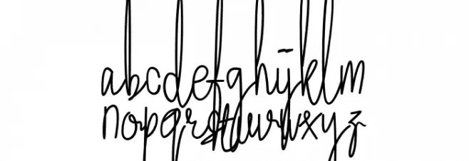 LetteredRegular Font LOWERCASE