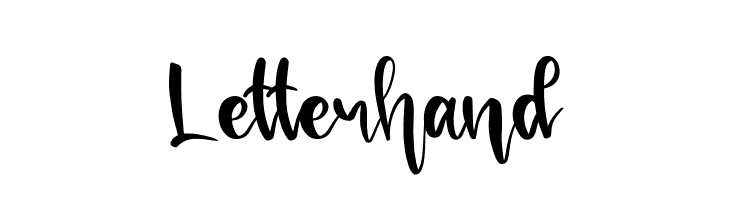 Letterhand  नि: शुल्क फ़ॉन्ट्स डाउनलोड
