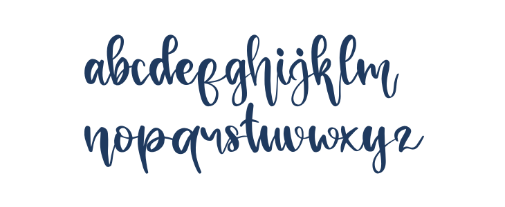 Letterhand Lowercase