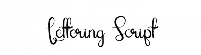 Lettering Script  フリーフォントのダウンロード