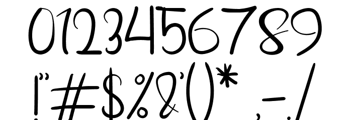 Lettering Script Font OTHER CHARS